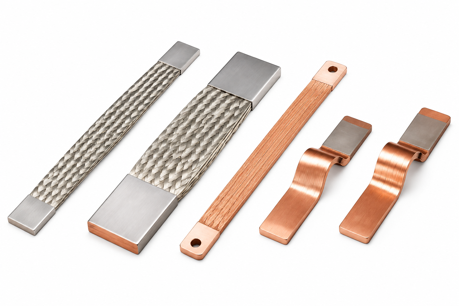 2m/3m Red Copper Insulated Soft Busbar
