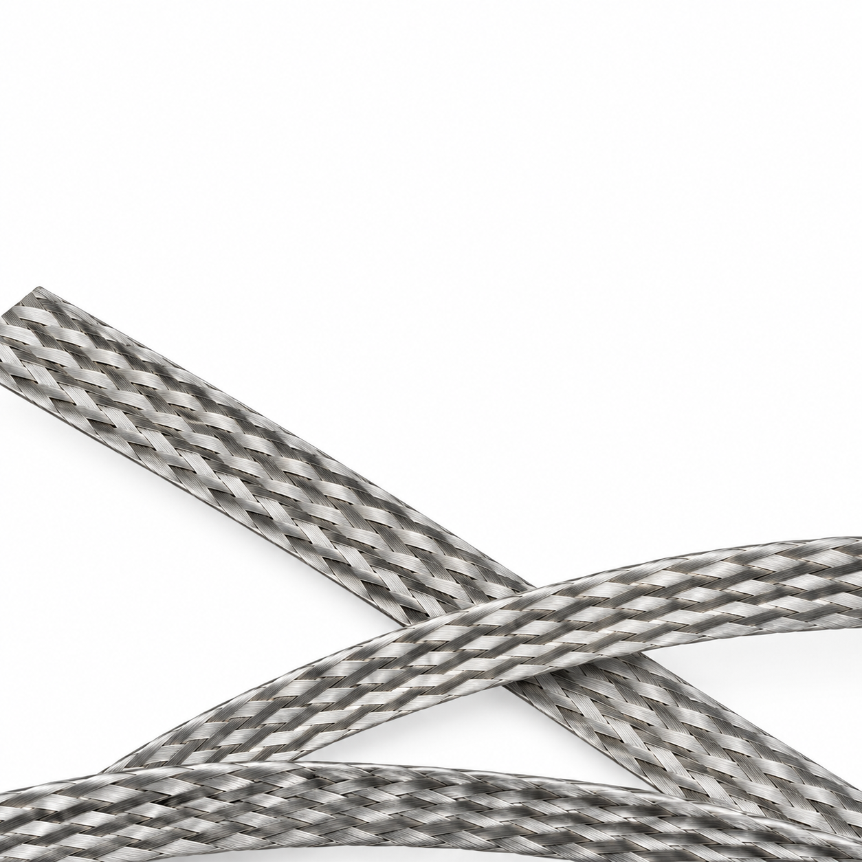 FSSB 25 316L Stainless Steel Flat Braided Tape