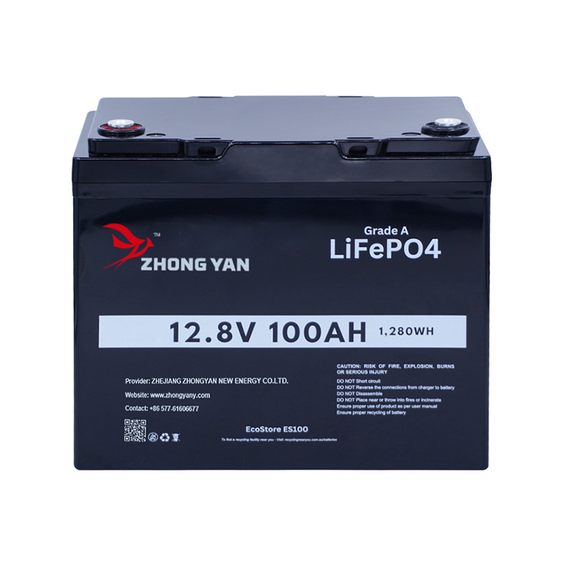 EleStore 100Ah 12.8V LiFeP04 Battery -(REPT Cells) & (Bluetooth BMS -JBD)